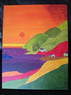 peinture de Josette Bude Laurent